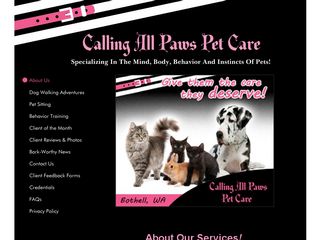 Calling All Paws Pet Care | Boarding