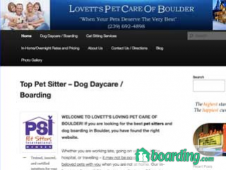 Lovett's Pet Care of Boulder - Dog Boarding and Daycare | Boarding