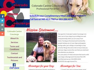 Colorado Canine Concierge | Boarding