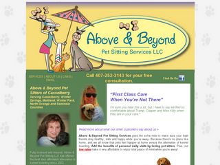 Above Beyond Pet Sitting | Boarding