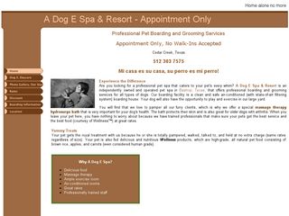A Dog E Spa Resort Cedar Creek
