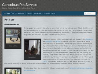 Conscious Pet Service | Boarding