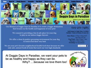 Doggie Days In Paradise LLC Chula Vista