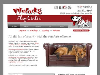 What A Dog Play Center Inc | Boarding