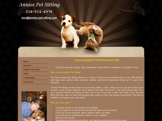 Annies Pet Sitting | Boarding