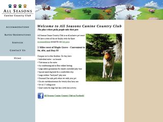 All Seasons Canine Country Club | Boarding