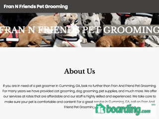 Fran N Friends Pet Grooming | Boarding