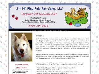 Sit N Play Pals Pet Care LLC Dallas