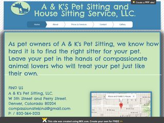 A Ks Denver Pet Sitting and House Sitting Denver