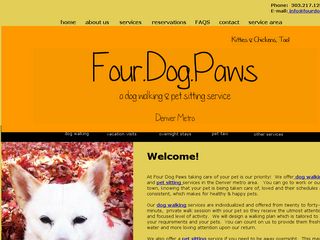 Four Dog Paws | Boarding