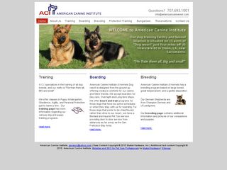 American Canine Institute & Kennel | Boarding