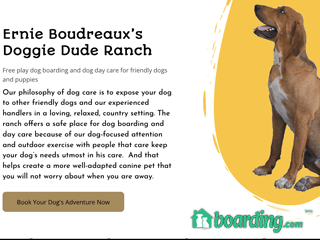 Ernie Boudreaux's Doggie Dude Ranch | Boarding