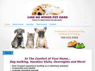 Like No Other Pet Care | Boarding