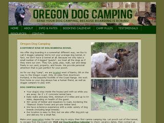 Oregon Dog Camping | Boarding