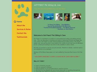 Got Paws? Pet Sitting  Care Gaithersburg