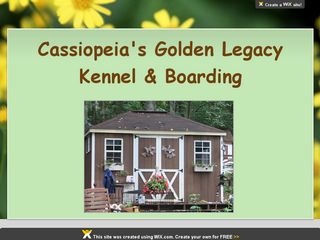 Cassiopeias Golden Legacy Kennel  Boarding Gapland