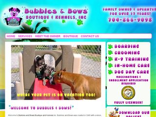 Bubbles Bows Boutique and Dog Kennels | Boarding