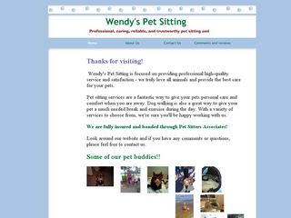 Wendys Pet Sitting | Boarding