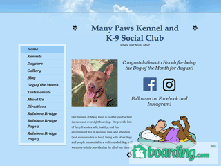 Many Paws kennels and k-9 Social club | Boarding