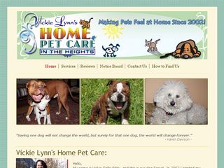 Vickie Lynns Home Pet Care | Boarding