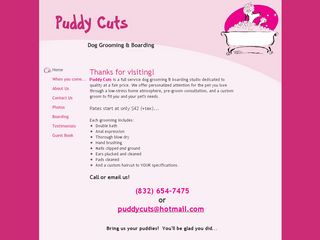 Puddy Cuts Dog Grooming Boarding Houston