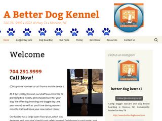 A Better Dog Kennel Indian Trail