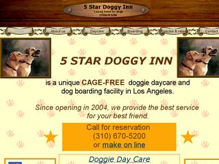 5 Star Doggy Inn | Boarding