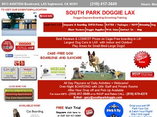 South Park Doggie LAX Boarding and Daycare | Boarding