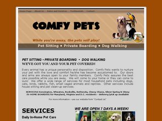 Comfy Pets | Boarding