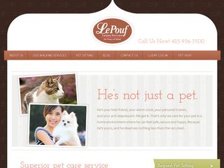 Le Pouf Luxury Pet Care Kirkland