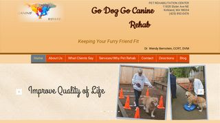 Go Dog Go Canine Rehabilitation Kirkland