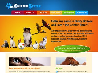 The Critter Sitter | Boarding