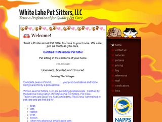 White Lake Pet Sitters | Boarding