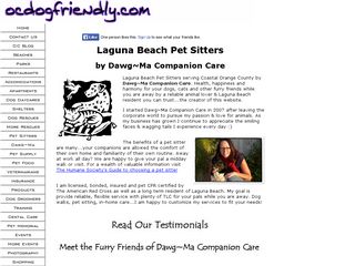 Dawg Ma Companion Care Laguna Beach