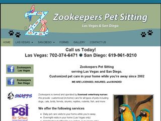 Zookeepers Pet Sitting LLC | Boarding