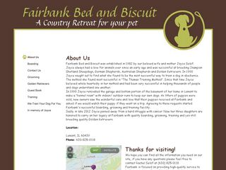 Fairbank Bed and Biscuit | Boarding