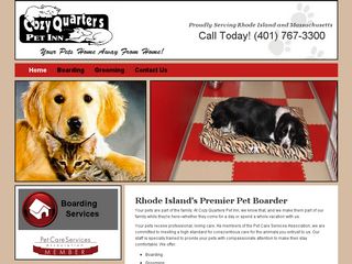 Cozy Quarters Pet Inn | Boarding