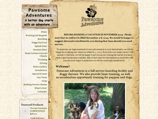 Pawsome Adventures Dog Facility | Boarding