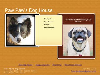Paw Paws Dog House | Boarding