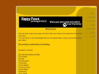 Happy Paws Pet Sitting Services Inc Miami