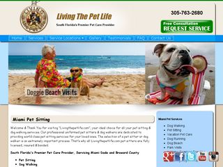 Living the Pet Life Professional Pet Sitting | Boarding