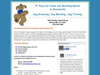 4 Paws Pet Salon | Boarding