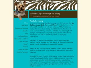 Adorable Dog Grooming   Pet Sitting | Boarding