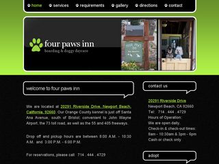 Four Paws Inn | Boarding
