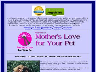 Mothers Love For Your Pet Oakland