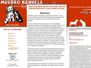 Musbro Kennels Ranch House Incorporated | Boarding