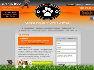 A Closer Bond Dog Training | Boarding