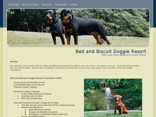 Bed & Biscuit Doggie Resort | Boarding