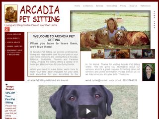 Arcadia Pet Sitting | Boarding