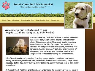 Russell Creek Pet Clinic | Boarding